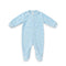 Blue Fleece Star Print Baby Romper 0-9M
