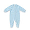 Blue Fleece Star Print Baby Romper 0-9M