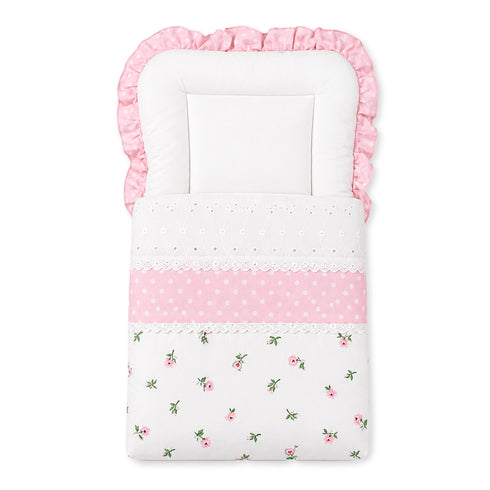 Basics Pink Floral Baby Carry Nest for Newborns 0m+