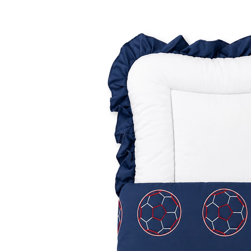 Basics Blue Football Baby Carry Nest for Newborns 0m+