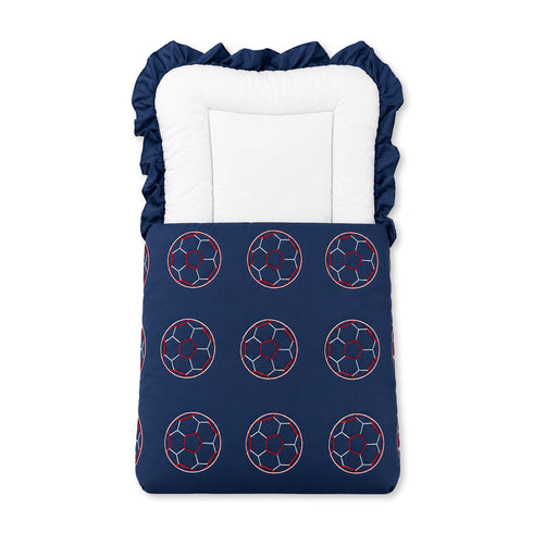 Basics Blue Football Baby Carry Nest for Newborns 0m+
