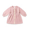 Woolen Light Purple Formal Baby Girl Frocks