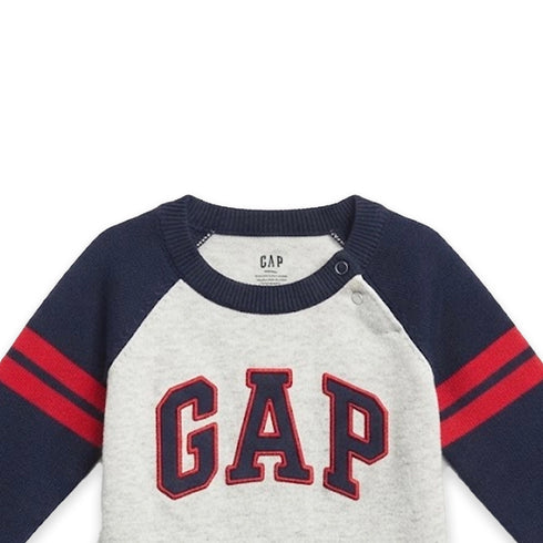GAP Grey Baby Boy Woolen Romper