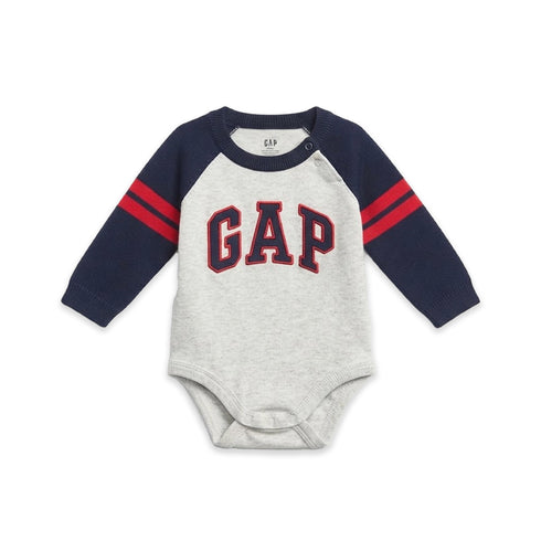 GAP Grey Baby Boy Woolen Romper