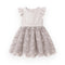 Beige Butterfly Baby Girl Party Frocks 3-6Y
