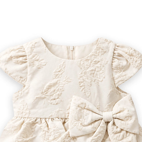Pink Glittered Baby Girl Frock 3-12M