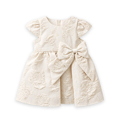 Pink Glittered Baby Girl Frock 3-12M
