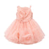 Pink Sequin Flower Baby Girl Frocks 1-6Y