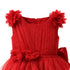 Red Floral Baby Girl Party Frocks 1-6Y