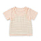 Girls Two Pcs Top Dangri Style Baby Pink