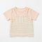 Girls Two Pcs Top Dangri Style Baby Pink