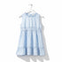 Girls Cotton Frock Blue
