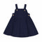 Girls Cotton Frock Navy Blue