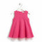 Girls Cotton Frock Pink Chicken