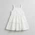 Girls Cotton Frock White
