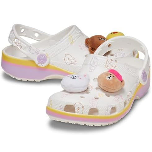 Girls Croslite Clogs Off White Baby Bear