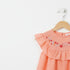 Girls Eastern Dress Cotton Top Pink Floral Embroidered
