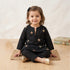 Girls Eastern Wear Shalwar Kameez Suit Black Embroidered