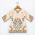 Girls Eastern Wear Shalwar Kameez Cream Embroidered