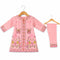 Girls Eastern Wear Shalwar Kameez Pink Embroidered
