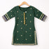 Girls Eastern Wear Suit Green & Navy Garara Style