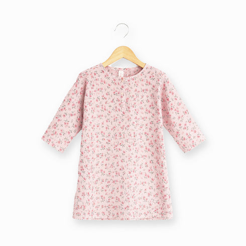 Girls Eastern Wear Suit Pink Floral