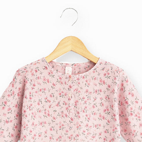Girls Eastern Wear Suit Pink Floral