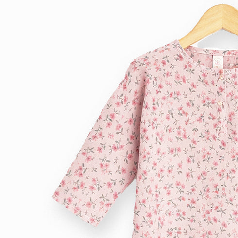 Girls Eastern Wear Suit Pink Floral