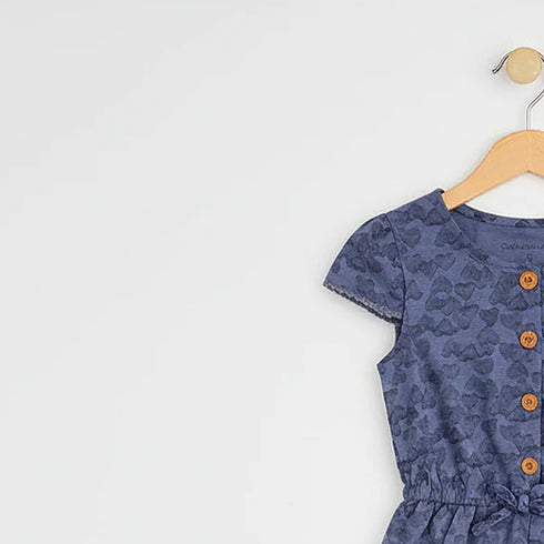 Girls Jumpsuit Chambray Blue CK