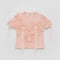 Girls Party Wear Top Pearls & Stones Floral
