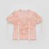 Girls Party Wear Top Pearls & Stones Floral