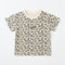Girls Party Wear T-Shirt Grey Printed