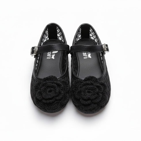 Pumps Shoes Black Honeycomb Mesh