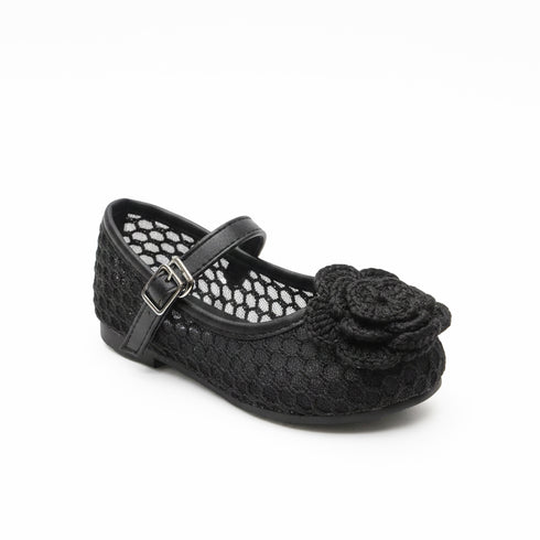Pumps Shoes Black Honeycomb Mesh