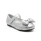 Pumps Shoes Silver Grey Glittered Bowknot