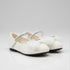 Girls Pumps Shoes Glossy White Mary Jane