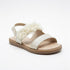 Girls Sandals Gold Ankle-Strap