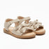 Girls Sandals Gold Charming Ankle-Strap
