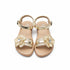 Girls Glitter Sandals Gold Floral