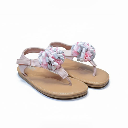 Girls Sandals Pink Thong-Style