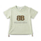 Girls T-Shirt Light Green Stone Design
