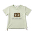 Girls T-Shirt Light Green Stone Design