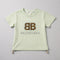 Girls T-Shirt Light Green Stone Design