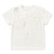 Girls Top White Flower Bunch