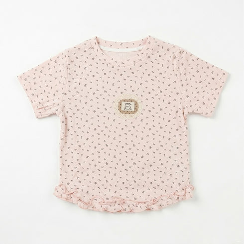 Girls T-Shirt Baby Pink Sunshine Printed