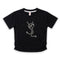 Girls T-Shirt Black Crystals