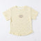 Girls T-Shirt Cream Sunshine Printed