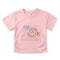 Girls T-Shirt Pink Sequin and Stone Glittered