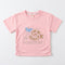 Girls T-Shirt Pink Sequin and Stone Glittered