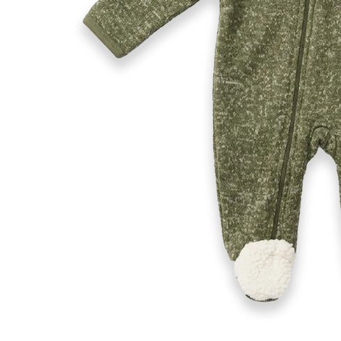 Winter Baby Romper Zipper 0-9M